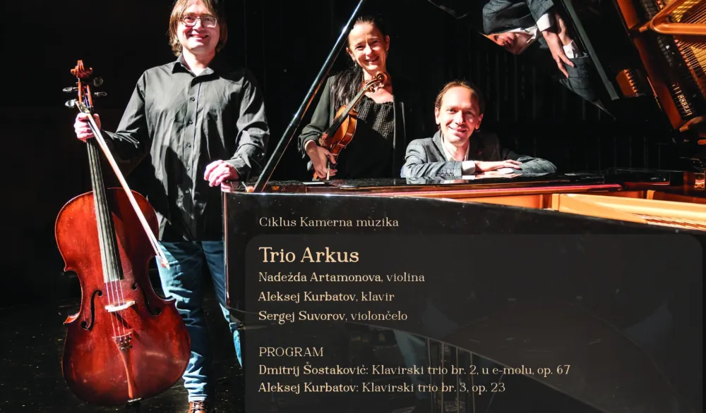 Nastupa klavirski trio "Arkus"