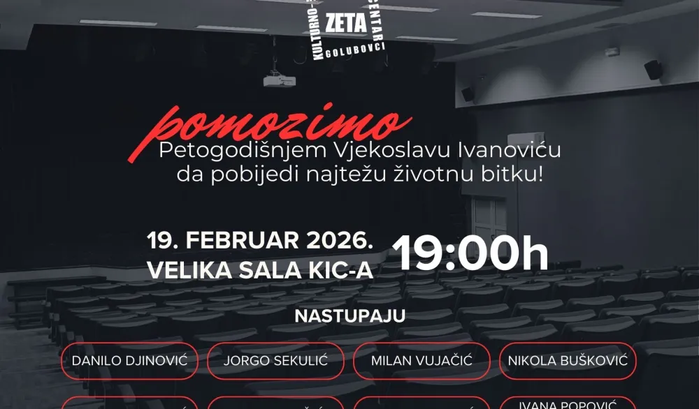 Плакат за хуманитарни концерт