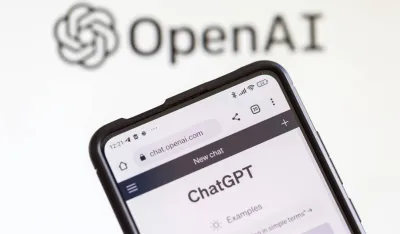 Prikaz ChatGPT aplikacije, ilustracija