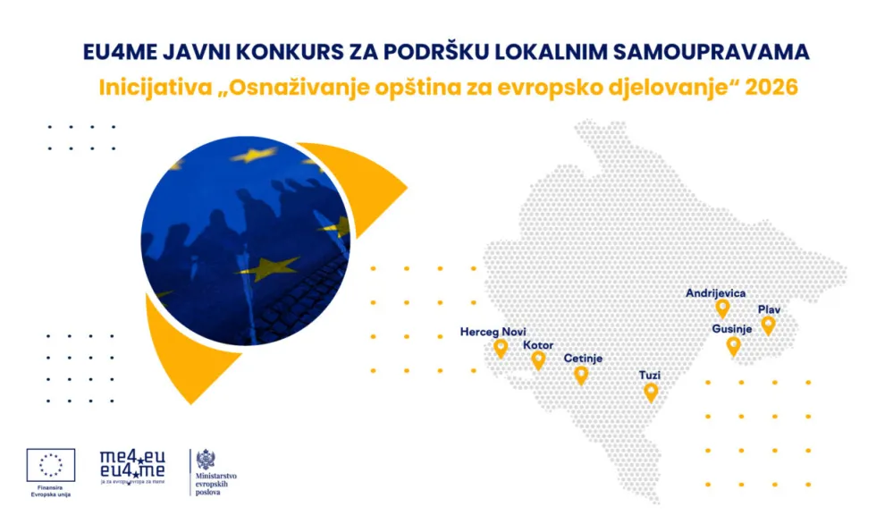 Odabrano sedam op&scaron;tina u okviru inicijative "Osnaživanje op&scaron;tina za evropsko djelovanje 2026"