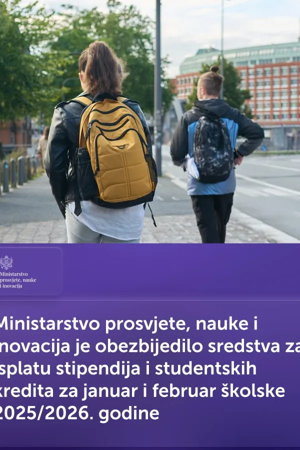 MPNI: Za stipendije i studentske kredite vi&scaron;e od milion i po eura