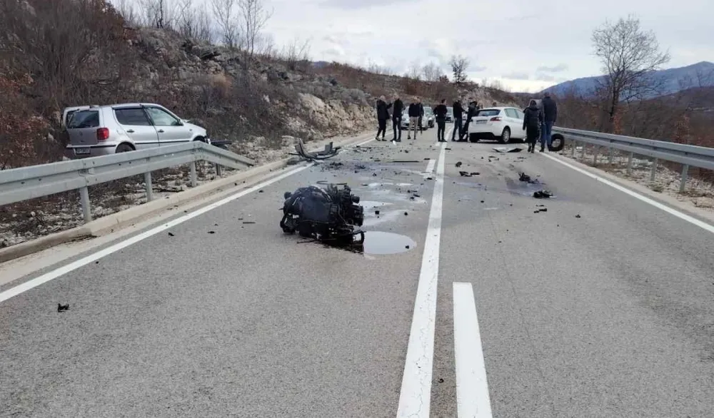 Saobraćajna nesreća na putu Nik&scaron;i-Vilusi