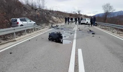 Saobraćajna nesreća na putu Nik&scaron;i-Vilusi