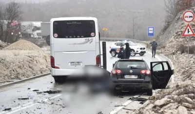 (FOTO) Na magistralnom putu Nik&scaron;ić-Grahovo poginula jedna osoba