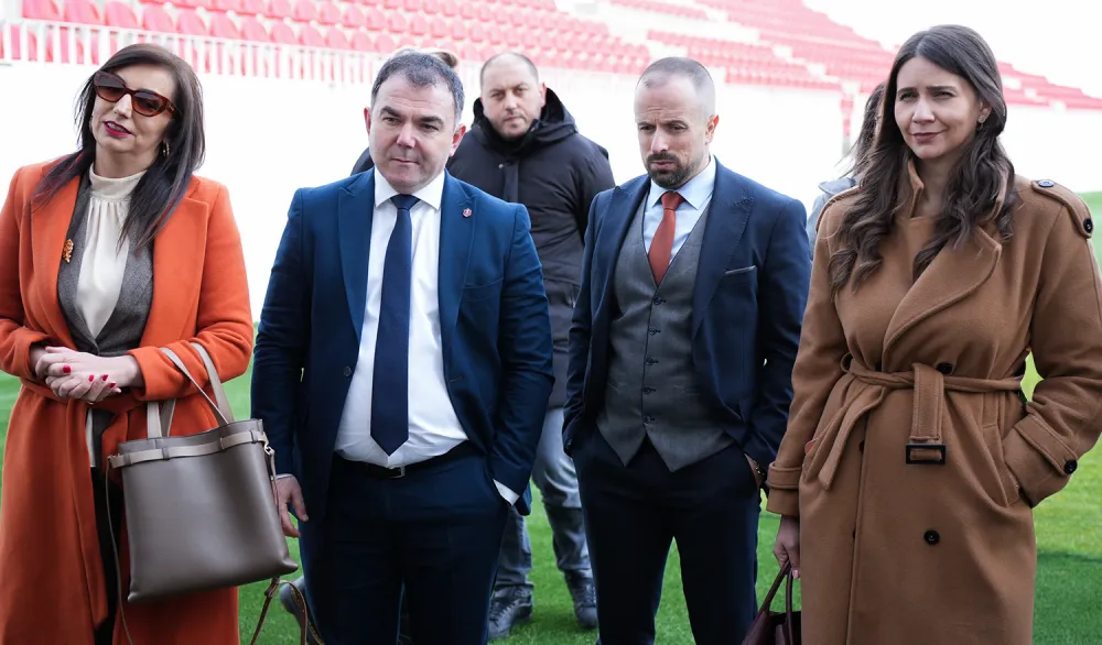 Cetinje: Položen kamen temeljac za dogradnju sale za fizičko vaspitanje u O&Scaron; "Lovćenski partizanski odred"