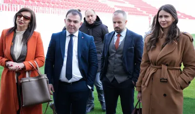 Cetinje: Položen kamen temeljac za dogradnju sale za fizičko vaspitanje u O&Scaron; "Lovćenski partizanski odred"