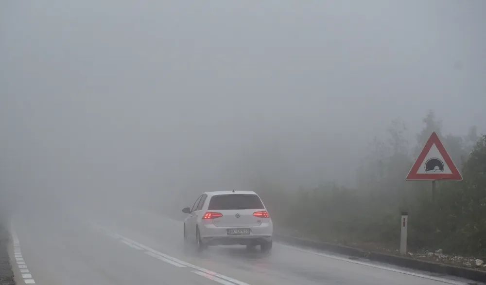 Iz AMSCG savjetuju opreznu vožnju prilagođenu nestabilnim vremenskim prilikama