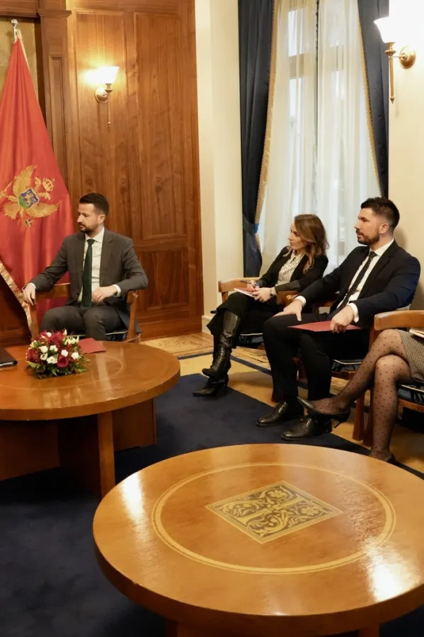 Milatović sa delegacijom Odbora EP: Institucionalna stabilnost i vladavina prava ključ ubrzanja EU puta