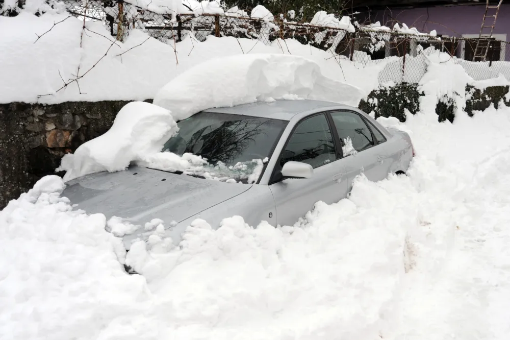 (FOTO) U februaru 2012. godine u Crnoj Gori je bilo vanredno stanje zbog snijega