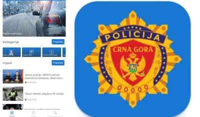 Aplikacija, Uprava policije Crne Gore
