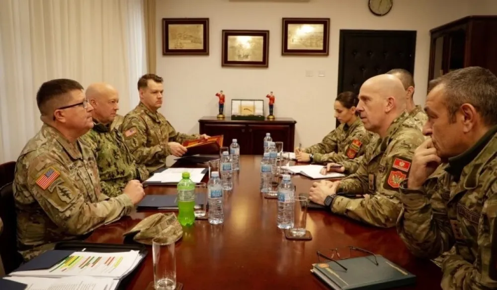 Vuksanović: Saradnja sa SAD jedan od ključnih stubova razvoja sposobnosti Vojske Crne Gore