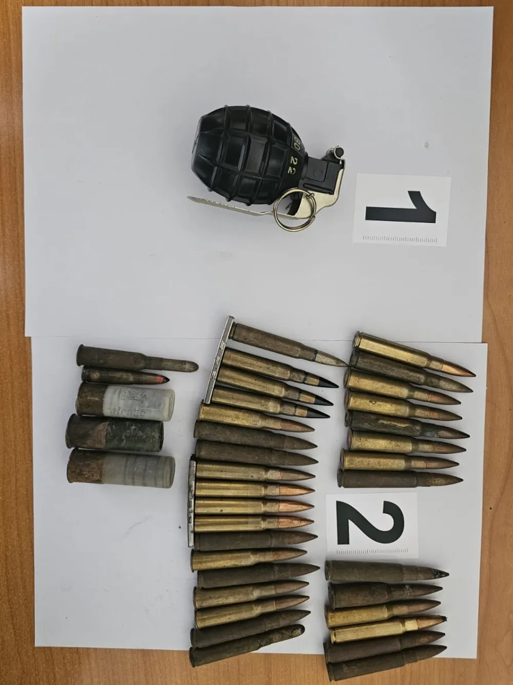 U Andrijevici nađena ručna bomba i municija, podnijeta krivična prijava protiv jedne osobe