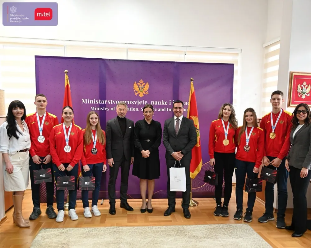 MPNI: Upriličen prijem za sportiste koji su osvojili medalje na Evropskom takmičenju u karateu