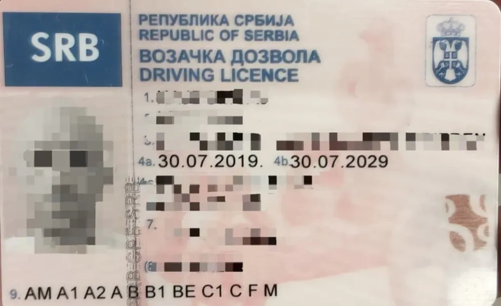 Državljanin Srbije uhap&scaron;en zbog falsifikovane vozačke dozvole