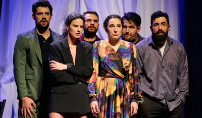 Scena iz predstave,,Koktel nakon premijere"