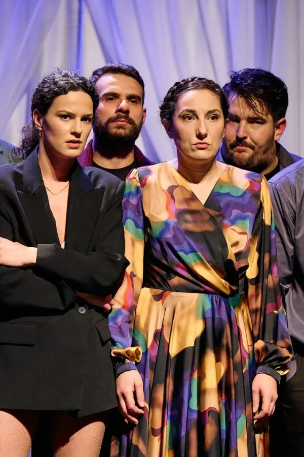 Scena iz predstave,,Koktel nakon premijere"