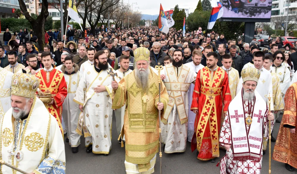 Sjutra zatvaranje vi&scaron;e saobraćajnica u Podgorici zbog litije