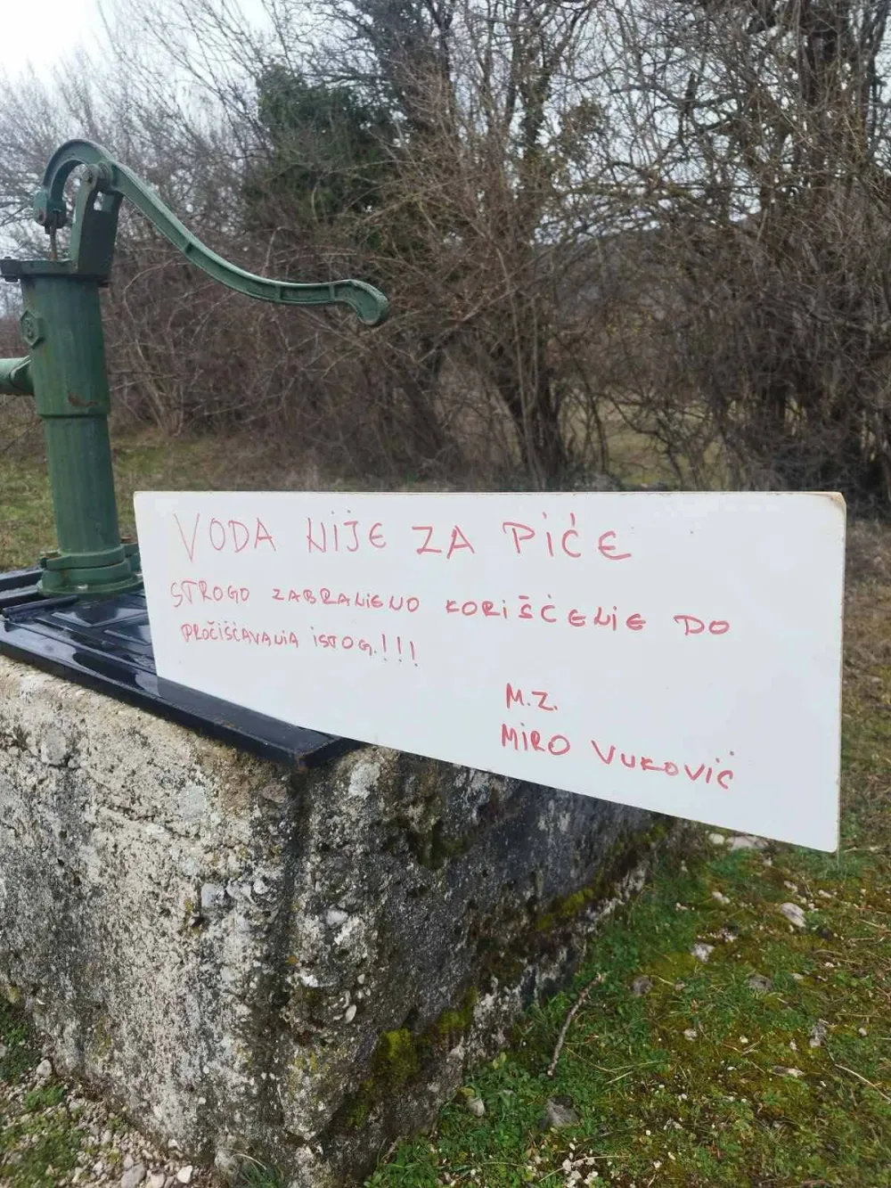 (VIDEO) Zabranjena voda za piće iz bunara na Kopilju, postoji opasnost po zdravlje ljudi