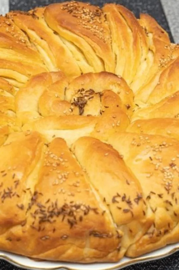 Napravite rolovanu pogaču sa sirom