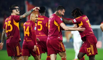 Slavlje fudbalera Rome