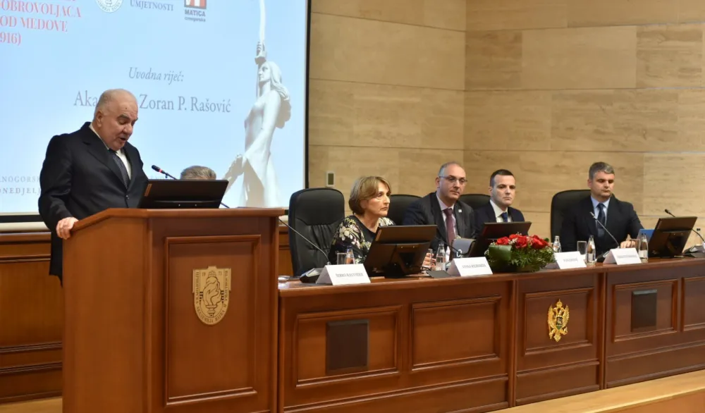 Najprije se obratio akademik Ra&scaron;ović