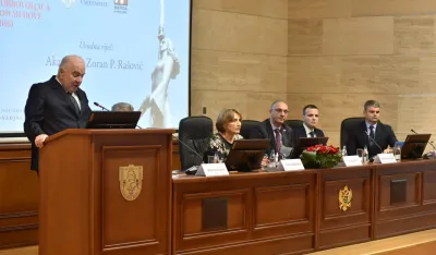Najprije se obratio akademik Ra&scaron;ović