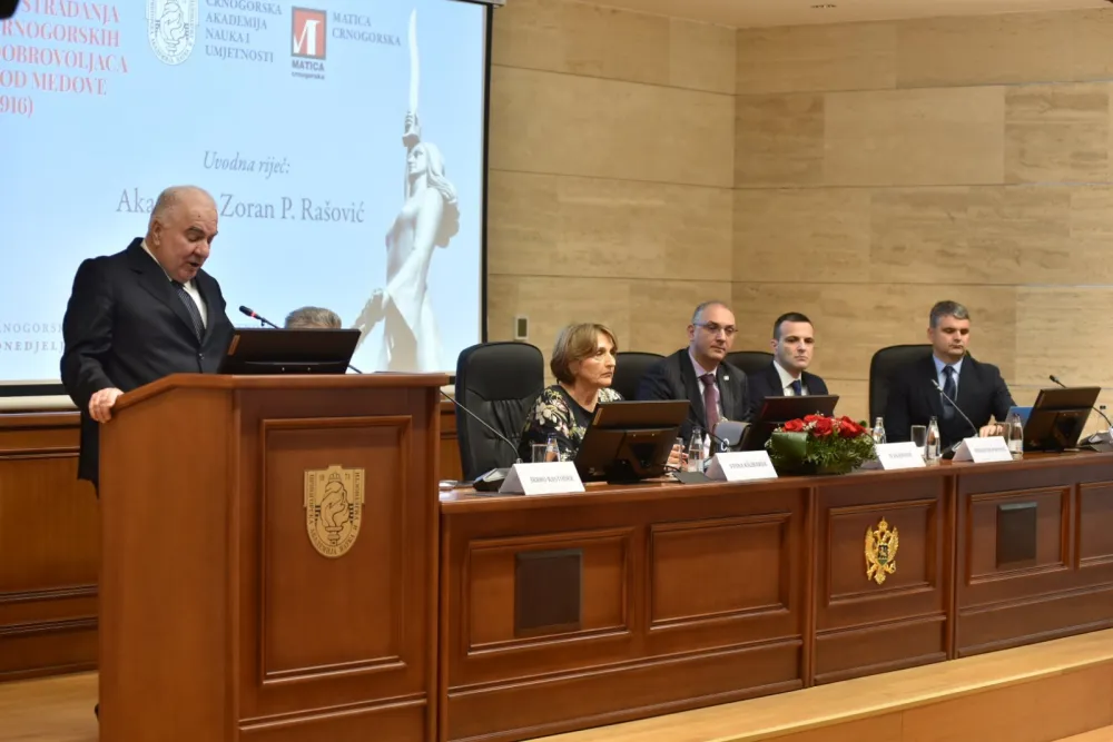 Najprije se obratio akademik Ra&scaron;ović