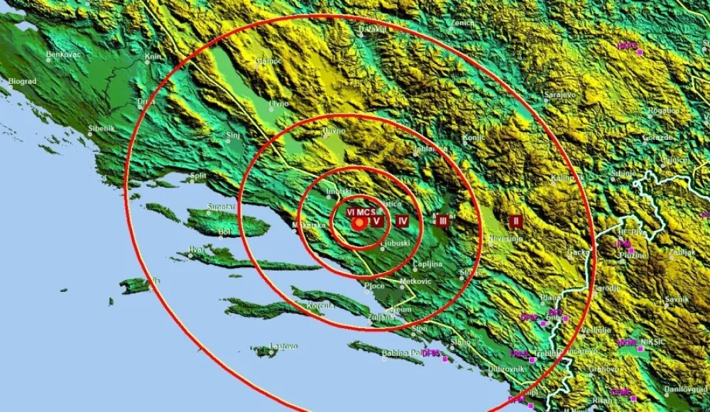 Zemljotres od 3,9 stepeni po Rihteru zatresao BiH