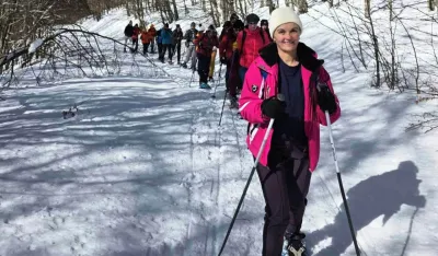 Ljubitelji snijega uživali na Vučju: Na krpljama kroz sniježnu bajku