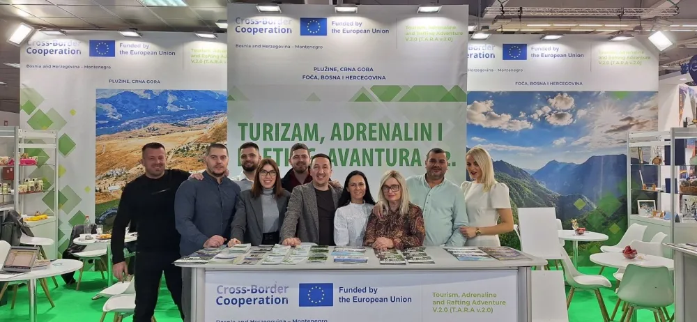 Prekogranična saradnja u funkciji razvoja održivog turizma: Plužine i Foča na 47. Međunarodnom sajmu turizma u Beogradu