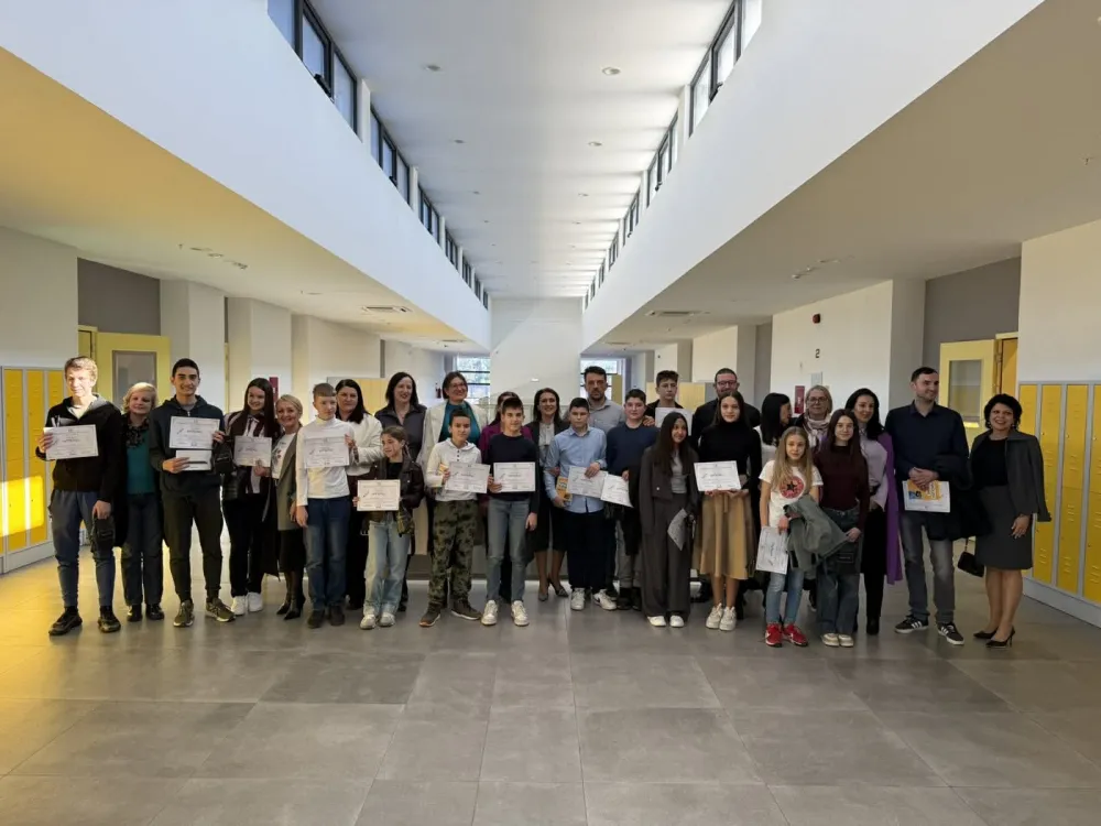 Uručene nagrade najboljim učesnicima međuop&scaron;tinskog takmičenja iz matematike