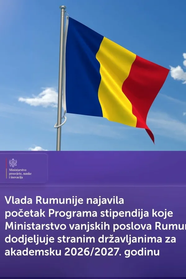 MPNI: Vlada Rumunije najavila početak Programa stipendija za strane državljane