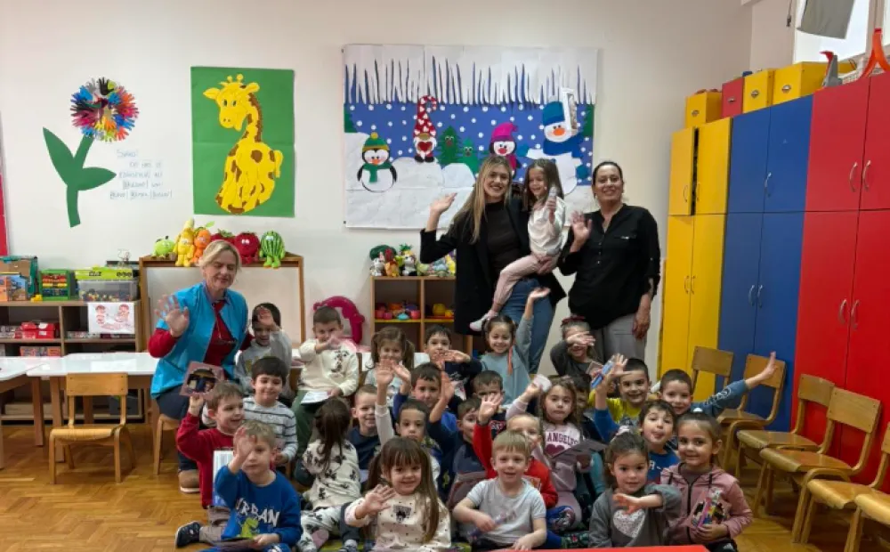 Stomatolog u posjeti djeci vrtića "Suncokrili": Brinite o svom osmijehu