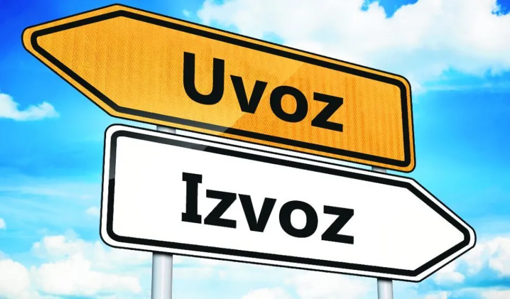 Spoljnotrgovinski deficit 175 miliona