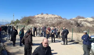 Mje&scaron;tani sela Zagrad u Župi nik&scaron;ićkoj spriječili odvoz sirovine i jalovine