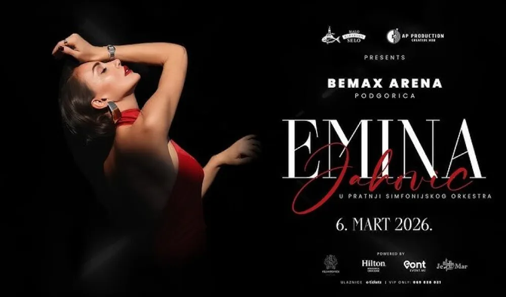 Emina Jahović, koncert Podgorica