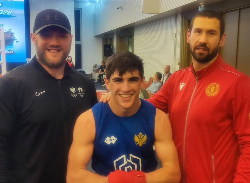 Dabović sa trenerom i selektorom