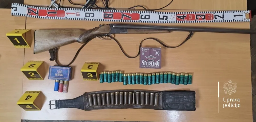 U Bijelom Polju pronađena municija i pu&scaron;ka u ilegalnom posjedu