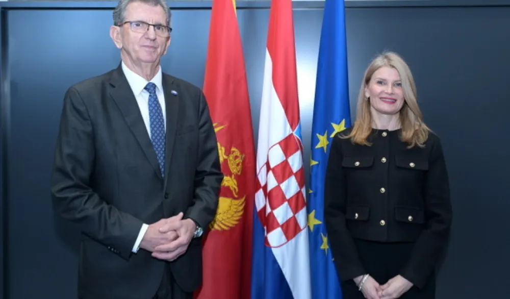 Camaj i Glasovac: Crna Gora i Hrvatska njeguju dobrosusjedske odnose i snažno partnerstvo