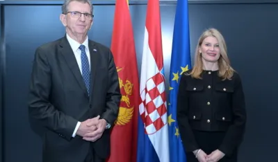 Camaj i Glasovac: Crna Gora i Hrvatska njeguju dobrosusjedske odnose i snažno partnerstvo