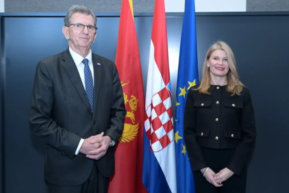 Camaj i Glasovac: Crna Gora i Hrvatska njeguju dobrosusjedske odnose i snažno partnerstvo