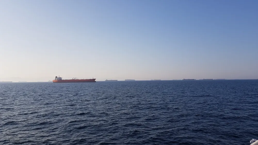 brodovi u Ormuskom moreuzu, ilustracija