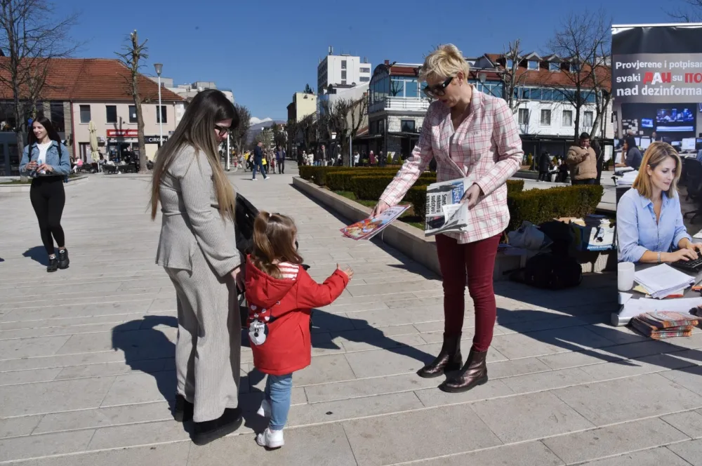 Kampanja "Podr&scaron;ka &scaron;tampanim medijima u Crnoj Gori