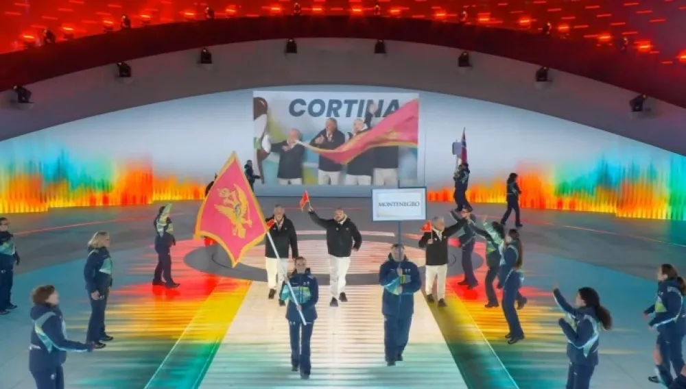 Crnogorska delegacija na otvaranju