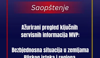 MVP:&nbsp;Ažuriran&nbsp;pregled ključnih servisnih informacija