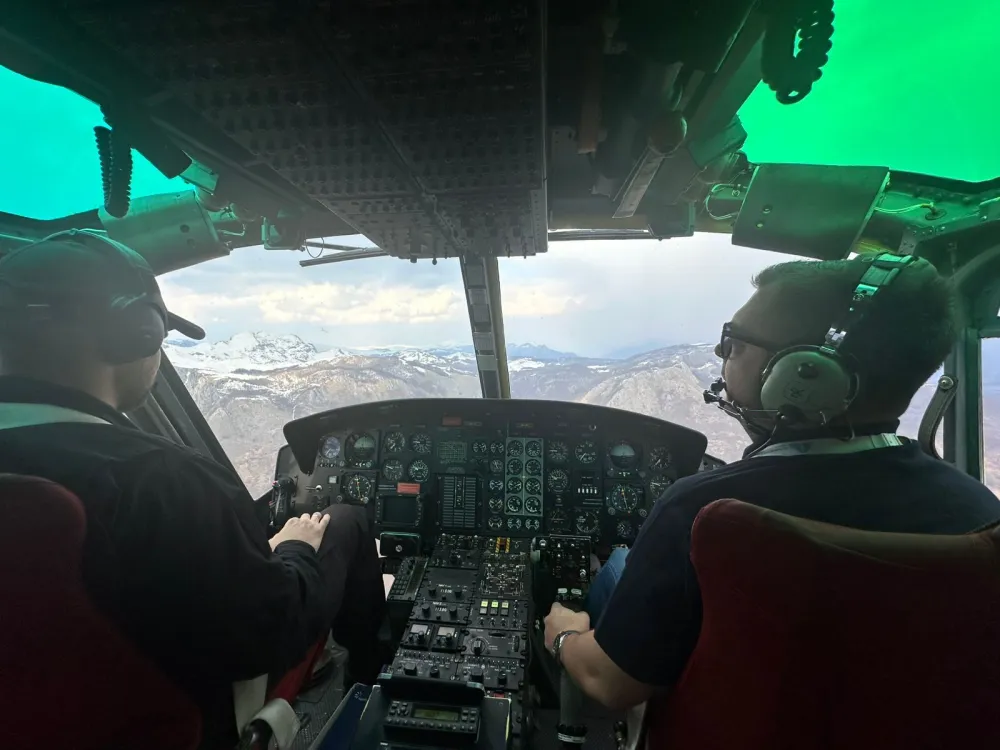 Avio-helikopterska jedinica transportovala povrijeđenu ženu sa Sinjajevine