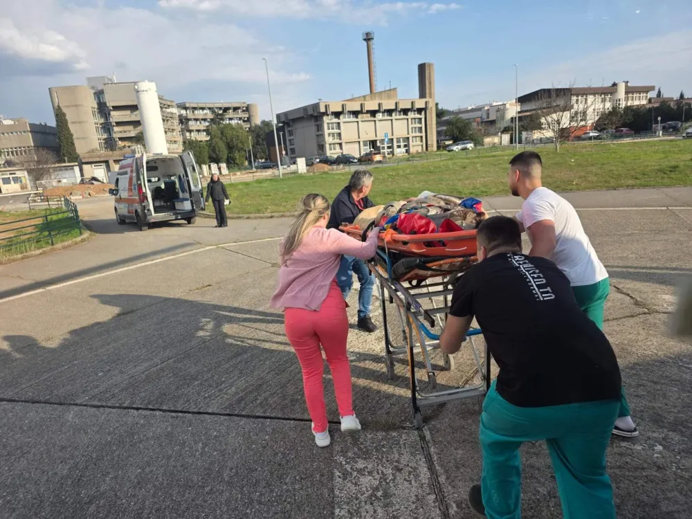 Avio-helikopterska jedinica transportovala povrijeđenu ženu sa Sinjajevine