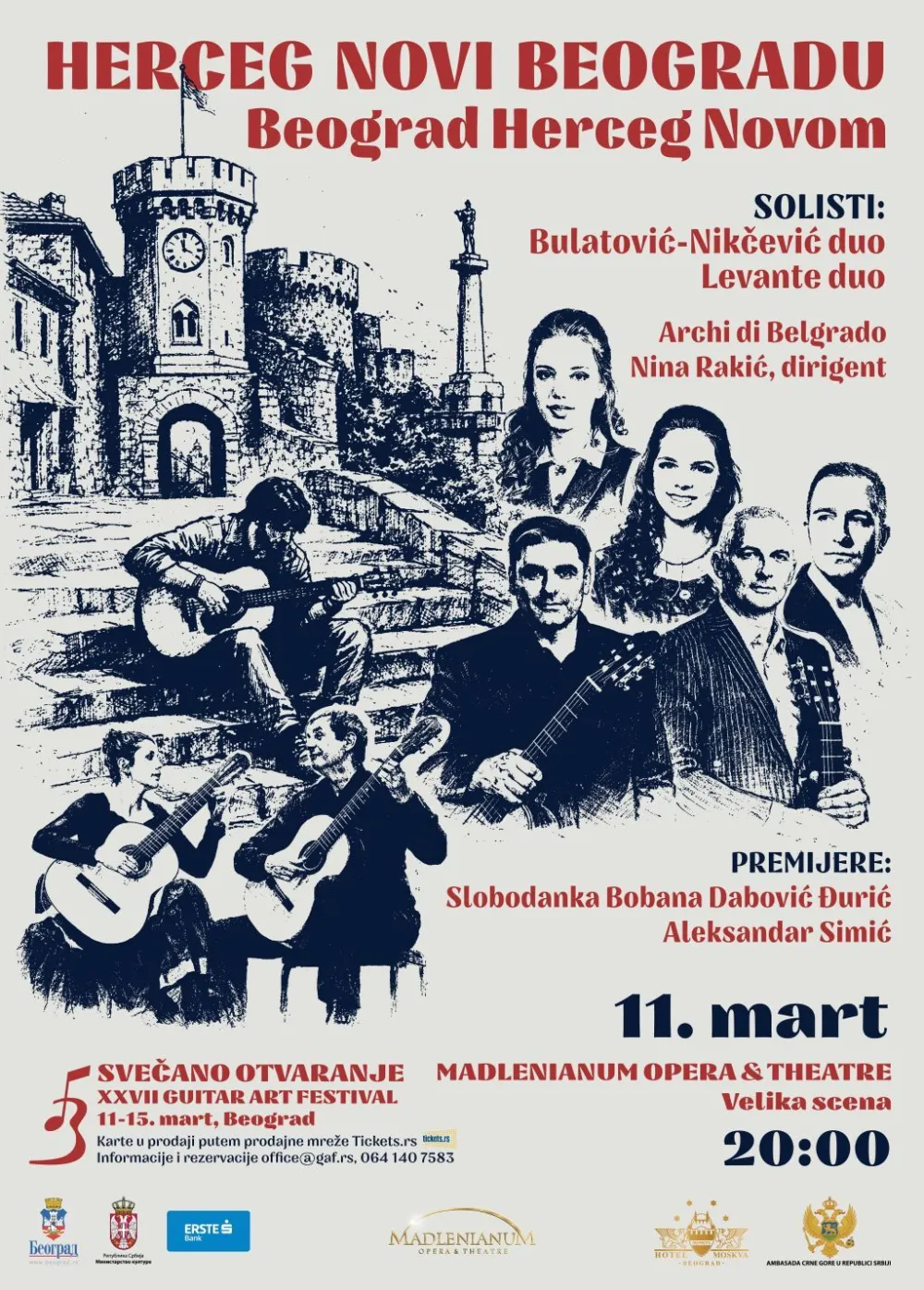 Muzički most od Beograda do Herceg Novog