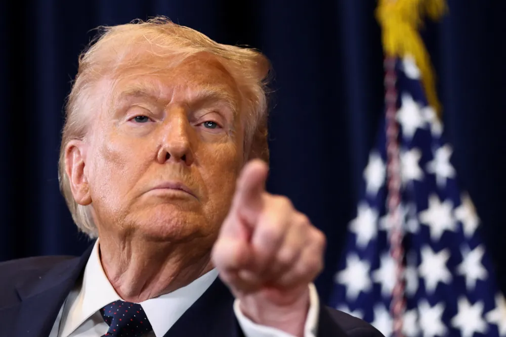 Predsjednika Donald Tramp tokom konferencije u ponedjeljak 9. marta 