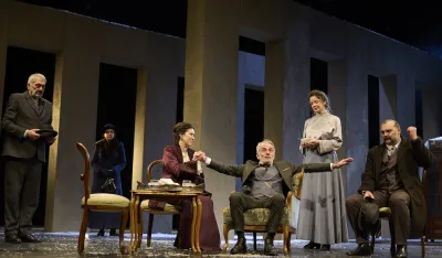 Scena iz predstave "Princeza Ksenija od Crne Gore"